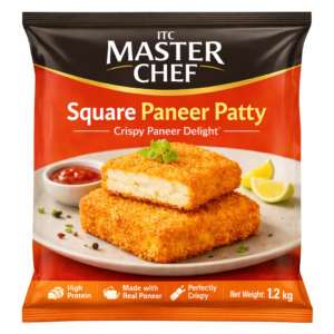 Paneer Patty (Square) – 1.02 kg × 12