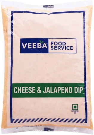 Veeba Cheese and Jalapeno Dip 1KG - Image 2