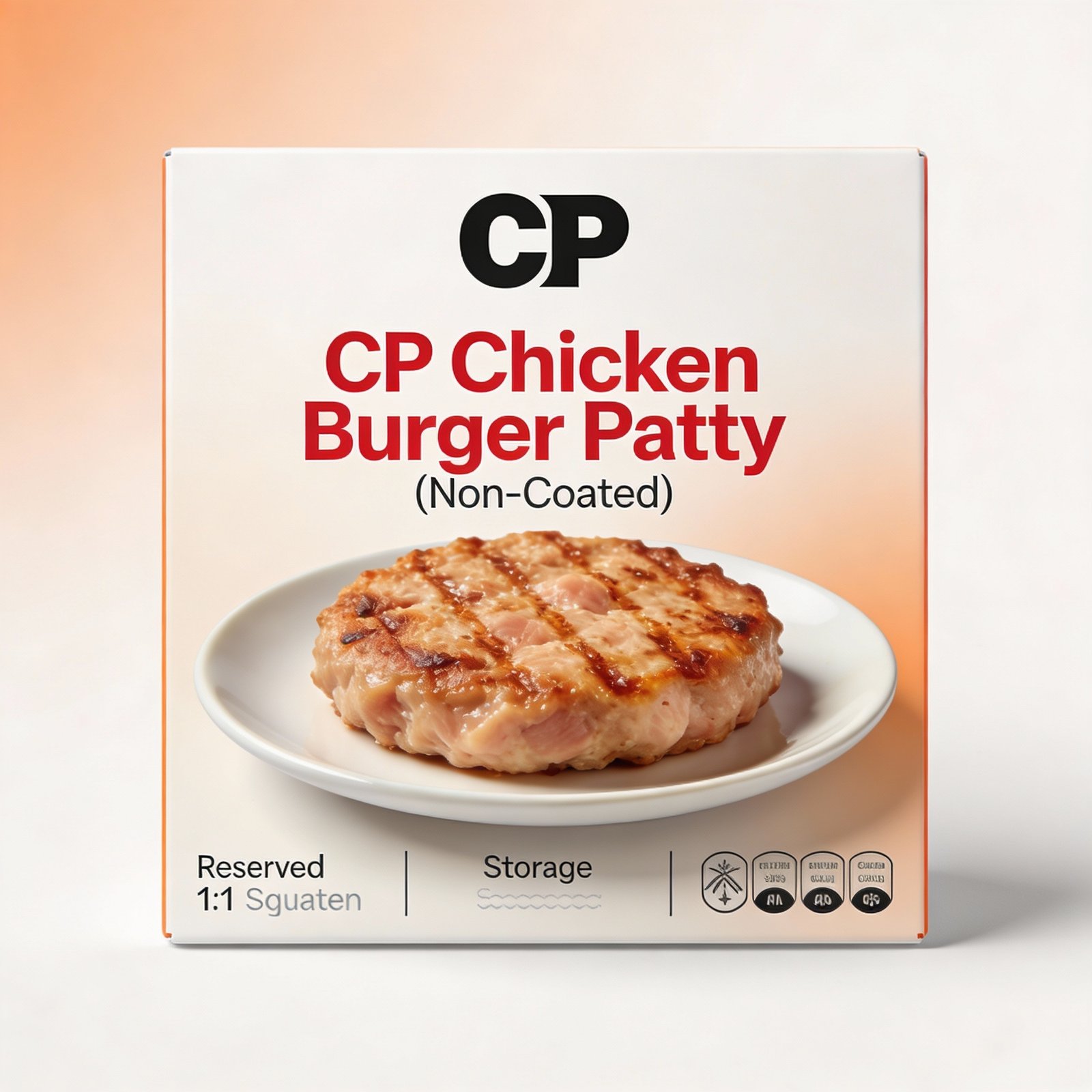 Chicken Burger patty (Non Coated ) 1Kg