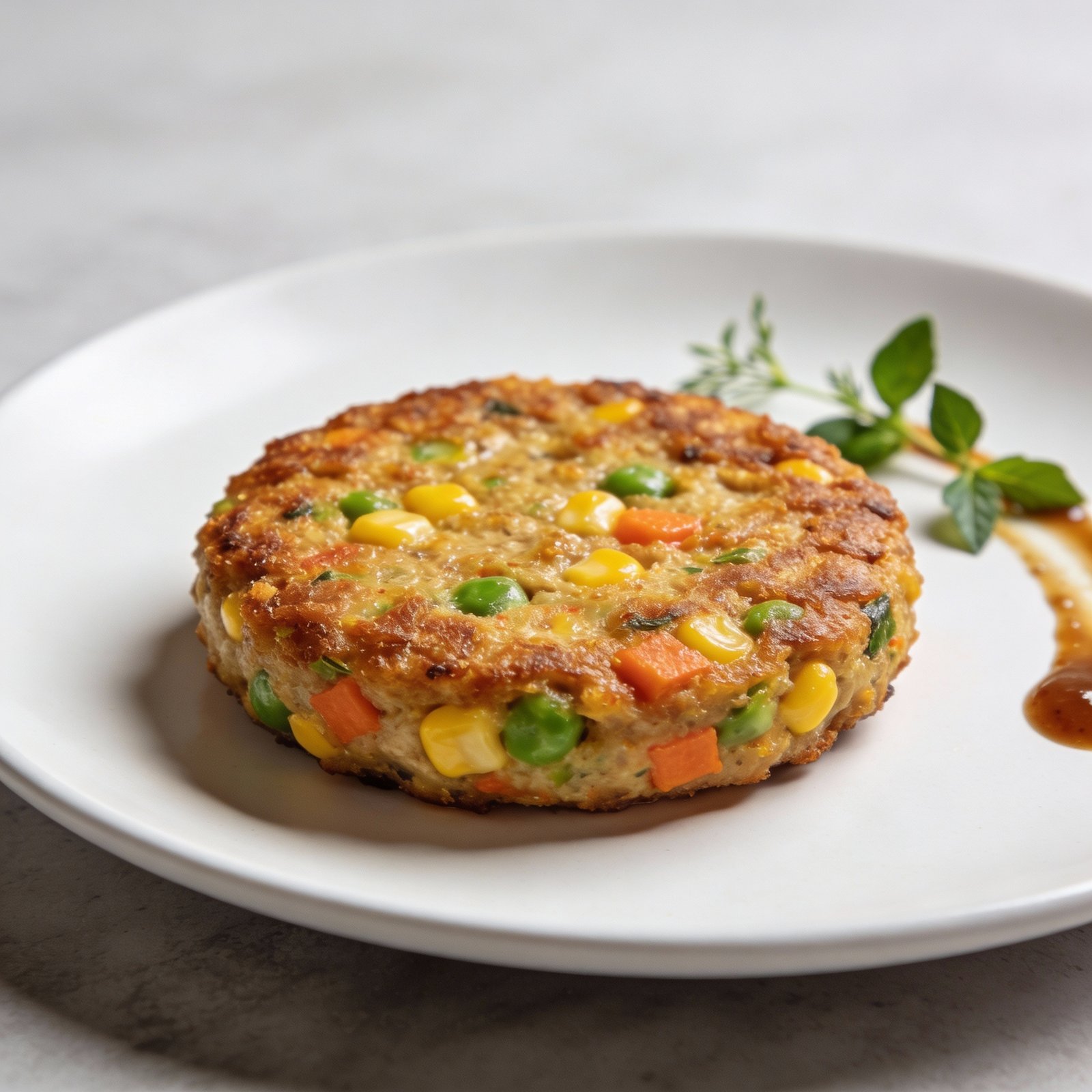 Regular Veg Burger Patty - Image 2