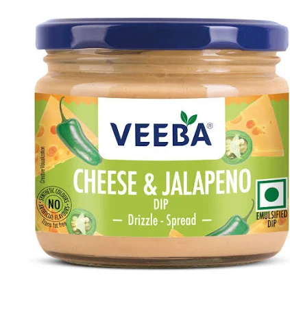 Veeba Cheese and Jalapeno Dip 1KG