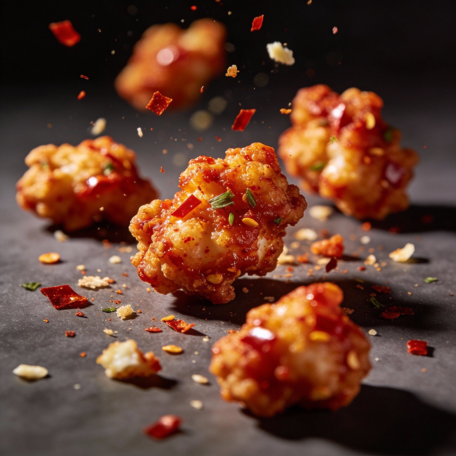 CP Spicy Chicken Popcorn 1kg - Image 3